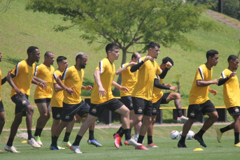 Notícia - Tigre faz primeiro treino no novo campo do CT