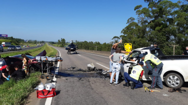 Notícia - Içara: Homem morre em grave acidente na BR-101