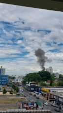 Notícia - Usuário de drogas ateia fogo em casa abandonada em Criciúma 