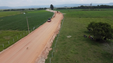 Notícia - Jaguaruna: Inicia obra de pavimentação da Rodovia Pedro Rosa Lemos