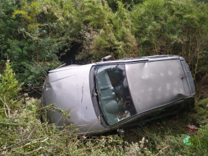 Notícia - Carro com placas de Braço do Norte se envolve em acidente na Serra