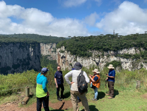 Notícia - Serviço Geológico do Brasil realiza pesquisas no território do Geoparque 