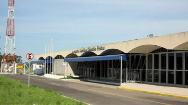 Notícia - Obras de revitalização do aeroporto Diomício Freitas, em Forquilhinha, serão retomadas