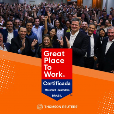 Notícia - Thomson Reuters conquista certificação Great Place To Work no Brasil