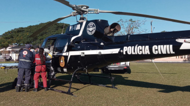 Notícia - Ciclista fica gravemente ferida após acidente envolvendo veículo em Sombrio