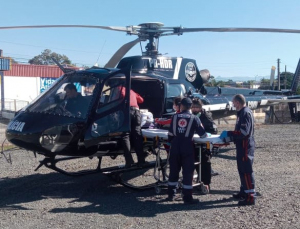 Notícia - Serviço Aeromédico socorre vítima de agressão em Balneário Rincão