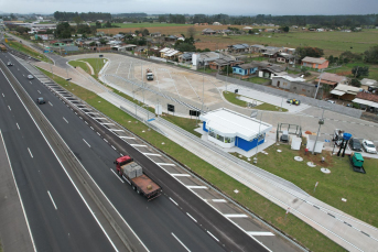 Notícia - Balança de Araranguá retoma as operações na BR-101 Sul 