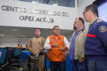 Notícia - Santa Catarina tem 60 municípios afetados pelas chuvas