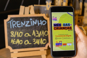 Notícia - No Mês das Crianças, Criciúma Shopping garante diversão com trenzinho gratuito para todas as idades