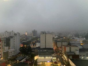 Notícia - Márcio Sônego: a partir das 23 horas a chuva intensifica na Região Sul de SC