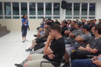 Notícia - De volta à sala de aula: SENAI de Criciúma recepciona alunos dos cursos técnicos