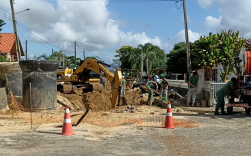 Notícia - Casan inicia construção de elevatória em Turvo