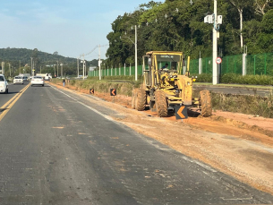 Notícia - Obras da SC-108 são retomadas nesta quarta-feira