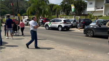 Notícia - PM é acionada para verificar ocorrência na Escola Hercílio Luz