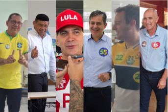 Notícia - Todos os candidatos a prefeito de Criciúma já votaram