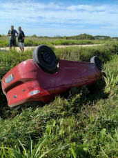 Notícia - Capotamento mobiliza equipes de segurança em Balneário Rincão