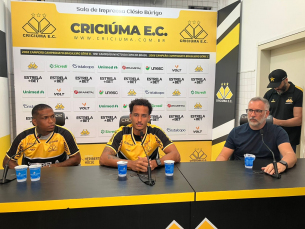 Notícia - ((Vídeo)) Juninho e Everton Morelli são apresentados no Criciúma 