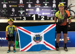 Notícia - Pai e filho conquistam pódios para Içara em circuito de mountain bike