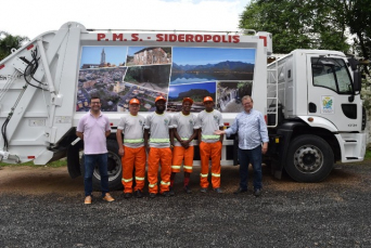 Notícia - Novo caminhão de lixo em Siderópolis