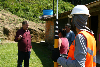 Notícia - Topografia para Regularização Fundiária Urbana avança em Lauro Müller