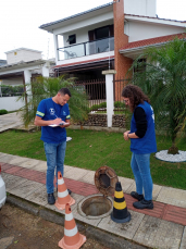 Notícia - Trato por Criciúma realiza teste hidrossanitário em imóveis no São Luiz