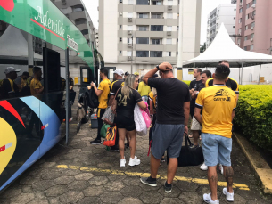 Notícia - Torcedores do Tigre rumo a Goiânia