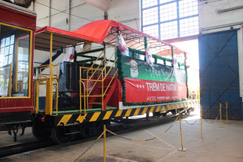 Notícia - Papai Noel Ferroviário chega em Siderópolis nesta quarta