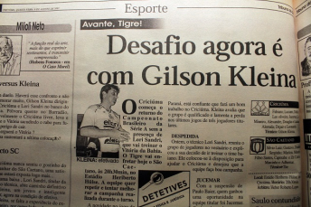 Notícia - Gilson Kleina: de criticado à solução 