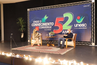 Notícia - Informação e credibilidade marcam a comemoração de 52 anos da Unesc