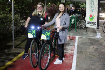 Notícia - Comunidade já usufrui do Unesc Bike