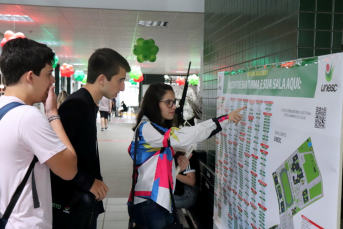 Notícia - Estudantes são recepcionados com novidades na Unesc