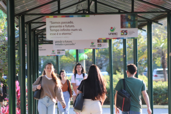 Notícia - Unesc celebra a chegada de 16 mil estudantes para o início do ano letivo