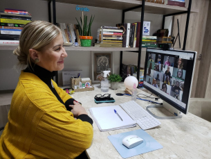 Notícia - Luciane Ceretta e Daniel Preve iniciam visitas em salas de aula