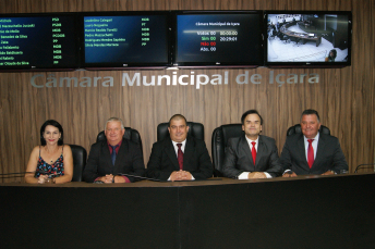 Notícia - Trabalhos do Legislativo de Içara iniciam na segunda-feira