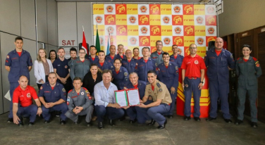 Notícia - Içara: repasse para o Corpo de Bombeiros é renovado com auxílio para voluntários