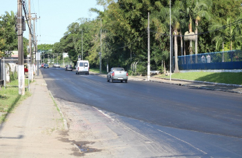 Notícia - Obras de revitalização da Avenida Universitária entram na reta final