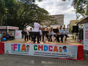 Notícia - Encontro de Bandas de Criciúma comemora os 77 anos da Sociedade Cultural do Cruzeiro do Sul