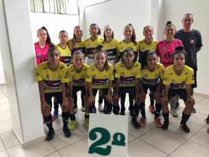 Notícia - Futsal Sub-15 de Criciúma é vice-campeã estadual