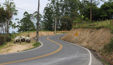 Notícia - Asfalto na Rodovia dos Imigrantes é entregue em Urussanga