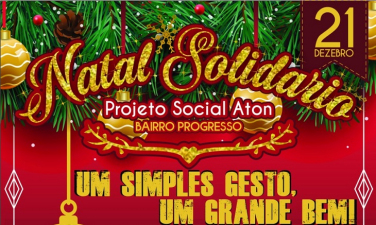 Notícia - Projeto Aton realiza Natal Solidário na Praça CEU neste sábado