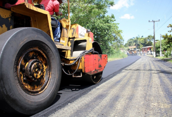 Notícia - Prefeitura investe em pavimentação de ruas em Criciúma