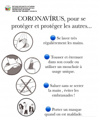 Notícia - Francês e inglês para orientar haitianos sobre coronavírus