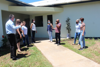 Notícia - Obras na Unidade de Saúde da Santa Cruz avançam para a última etapa