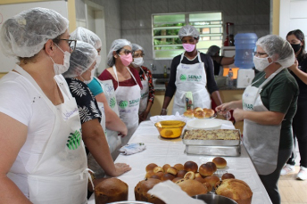 Notícia - Curso de pães e biscoitos do Senar reúne mulheres da Cidade Alta