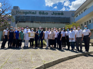 Notícia - Hospital São José recebe reconhecimento de Excelência no atendimento em Saúde