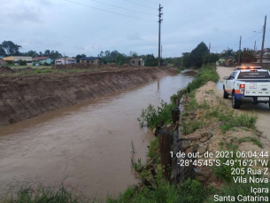 Notícia - Dragagem do Rio dos Porcos surte efeito depois da chuva da madrugada