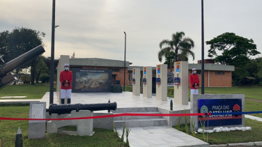 Notícia - Solenidade com autoridades marca pré-abertura da Praça das Batalhas do 28º GAC 