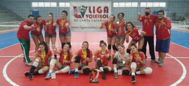 Notícia - Equipe de Criciúma é campeã da Liga de Voleibol de Santa Catarina