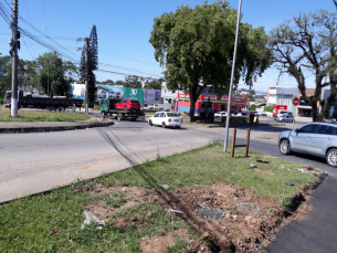 Notícia - Rótula do bairro São Luiz ficará fechada por um ano