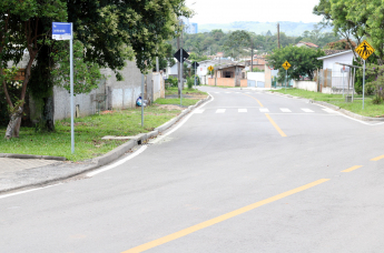 Notícia - Ruas dos bairros Recanto Verde e Renascer recebem pavimentação asfáltica